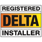 Delta Registered Installer accreditation badge